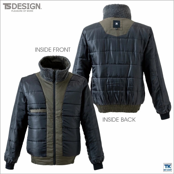 TS DESIGN 長袖防寒ジャケット 秋冬 防寒着 防寒ジャケット 作業ジャンパー 防寒服 長袖ブルゾン アウター Winter Clothes メンズ /tw-5126-b_7