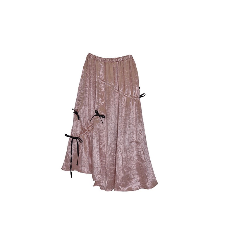 ノラリリーエル 【3カラー】ギャザーリボン Aライン スカート 224760078 ノラリリーエル 【3カラー】ギャザーリボン Aライン スカート 224760078