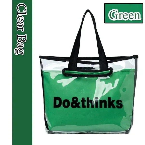 【20点セット】メガ割クリアバッグ レディース 英字 ビニールバッグ PVC 透明バッグ ポーチセット シンプル254