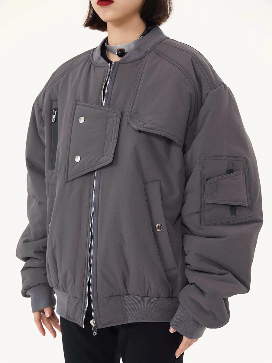 【3日出荷】2025人気新作アウターレディース服韓国ファッションジャケット厚手コットン入り防寒温暖かいトップスショート