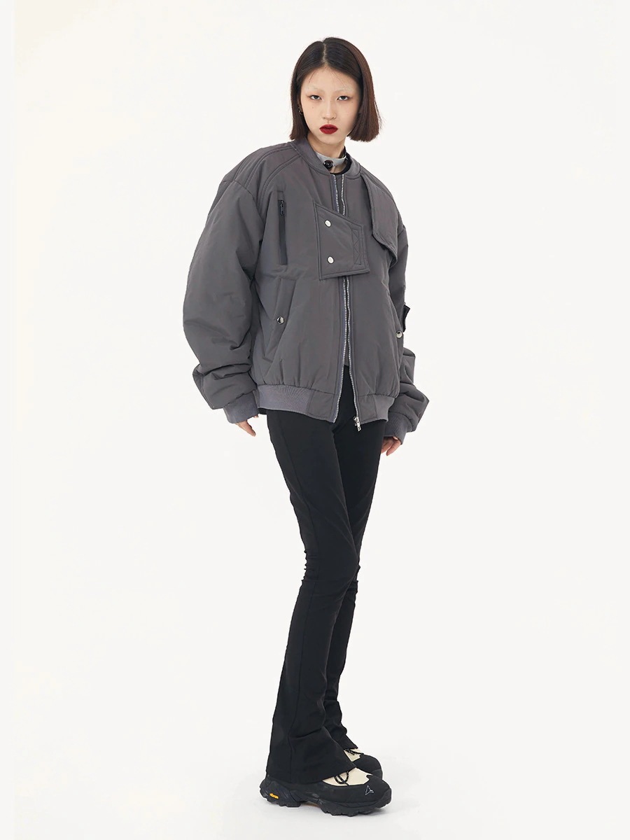 【3日出荷】2025人気新作アウターレディース服韓国ファッションジャケット厚手コットン入り防寒温暖かいトップスショート