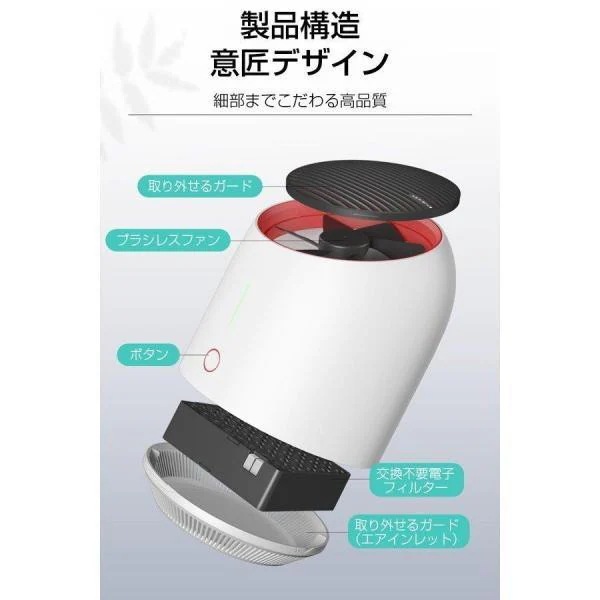 コンパクト 空気清浄機 フィルター交換不要 15畳対応 充電 静音 卓上 3階風量 持ち運び 省エネ ワンタッチ 花粉 ホコリ チリダニ除去 花粉 細菌対策63 コンパクト 空気清浄機 フィルター交換不要 15畳対応 充電 静音 卓上 3階風量 持ち運び 省エネ ワンタッチ 花粉 ホコリ チリダニ除去 花粉 細菌対策63