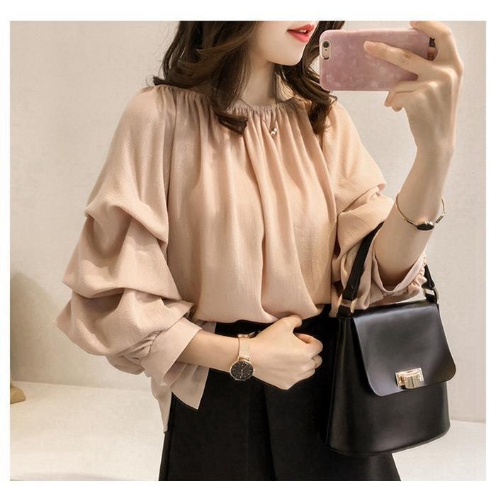 レディース トップス 長袖 シャツ ブラウス カットソー フレアー 体型カバー 着やせ カジュアル 上品 通勤 韓国風 大人 春夏 レディース トップス 長袖 シャツ ブラウス カットソー フレアー 体型カバー 着やせ カジュアル 上品 通勤 韓国風 大人 春夏