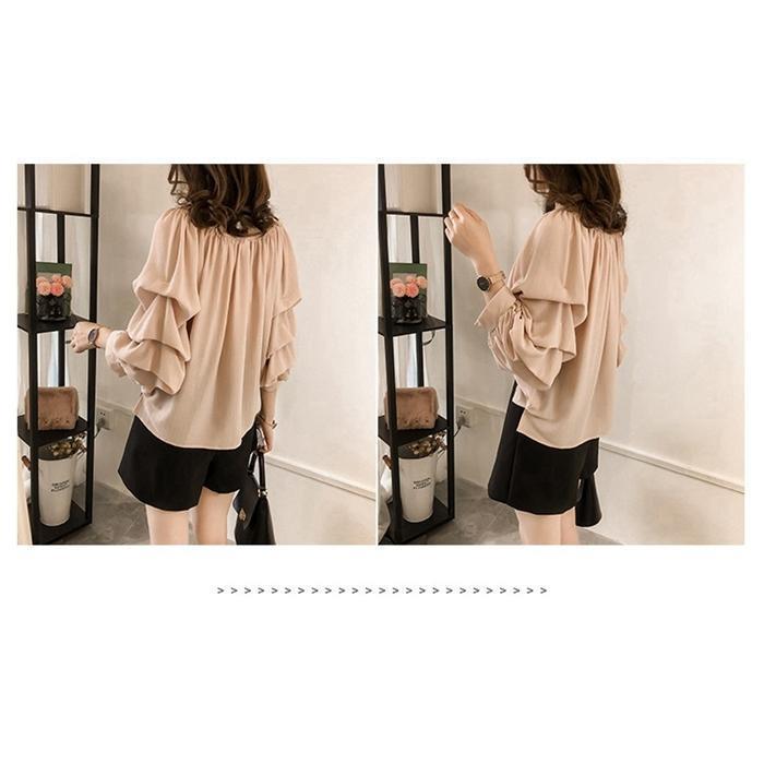 レディース トップス 長袖 シャツ ブラウス カットソー フレアー 体型カバー 着やせ カジュアル 上品 通勤 韓国風 大人 春夏 レディース トップス 長袖 シャツ ブラウス カットソー フレアー 体型カバー 着やせ カジュアル 上品 通勤 韓国風 大人 春夏