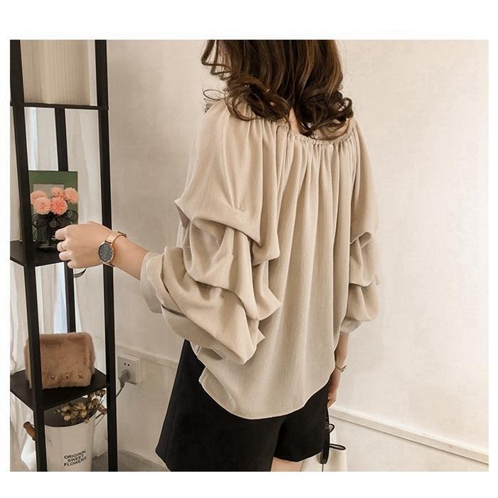 レディース トップス 長袖 シャツ ブラウス カットソー フレアー 体型カバー 着やせ カジュアル 上品 通勤 韓国風 大人 春夏 レディース トップス 長袖 シャツ ブラウス カットソー フレアー 体型カバー 着やせ カジュアル 上品 通勤 韓国風 大人 春夏