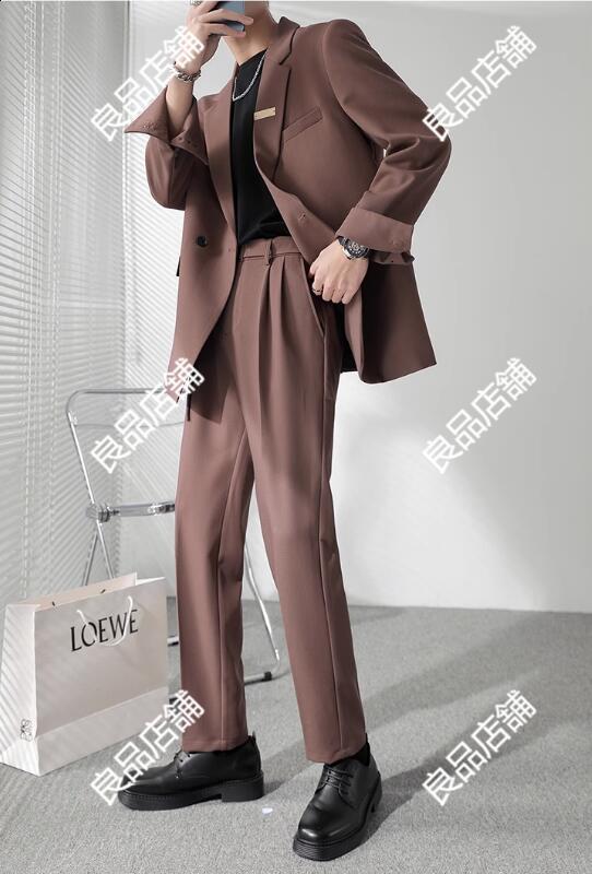 再入荷品「5color」Ｍ-4XL メンズスーツ カジュアルスーツ ゆったり メンズ スーツ 2ピーススーツ リクルートスーツ ビジネススーツ 無地 グリーン パンツスーツ ブラック セットアップ 2