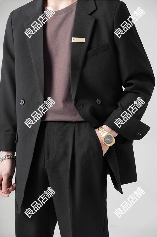 再入荷品「5color」Ｍ-4XL メンズスーツ カジュアルスーツ ゆったり メンズ スーツ 2ピーススーツ リクルートスーツ ビジネススーツ 無地 グリーン パンツスーツ ブラック セットアップ 2