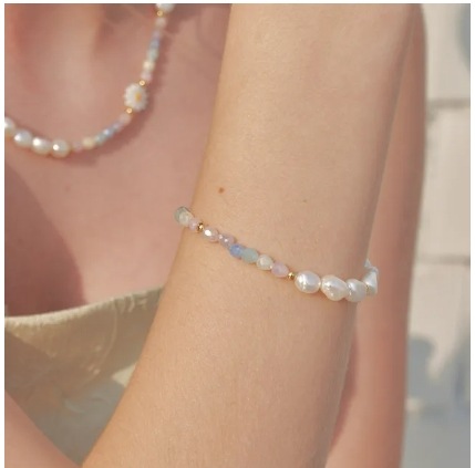 [3次入庫][NCTドリームロンジィンエスパニング着用] pastel moment daisy necklace