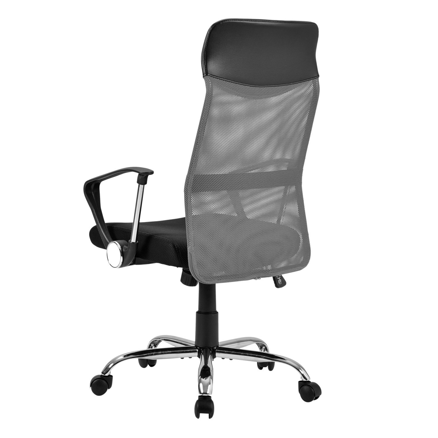 【国内発送,送.料無料】A251AMAZONランキング1位デザイン 【グレー】オフィスチェア メッシュ+PU ハイバック　大人気