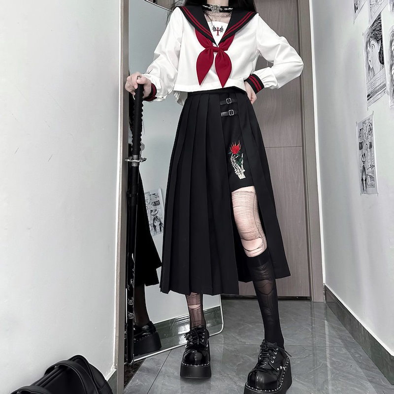 セーラー服 パーティー コスプレ 悪魔 化け物 変装 学園祭 クリスマス 仮装 赤 衣装 お化け セーラー服 パーティー コスプレ 悪魔 化け物 変装 学園祭 クリスマス 仮装 赤 衣装 お化け