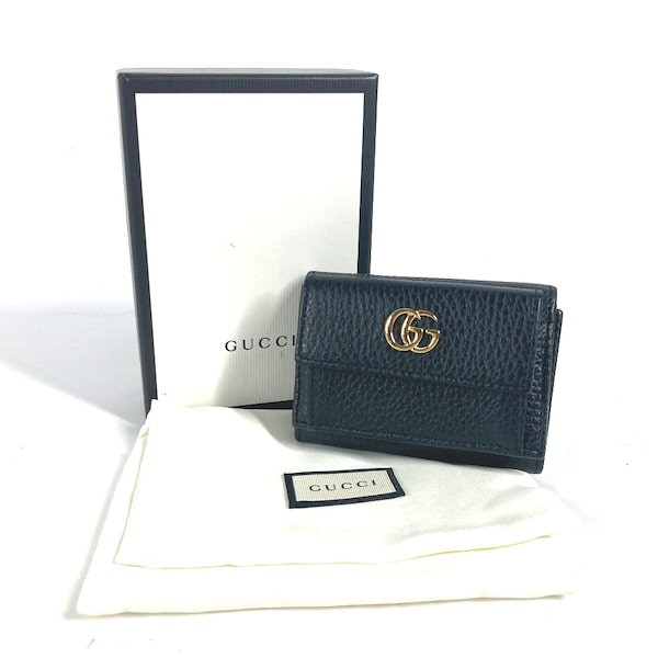 Qoo10] GUCCI 3つ折り財布 523277 GGマーモン