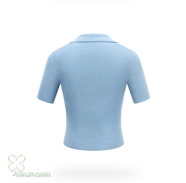 レディース ゴルフ ニット 半袖Tシャツ Vネック ハイウエスト ストレッチ スリム効果 スポーツトップス2506gfshirt10 レディース ゴルフ ニット 半袖Tシャツ Vネック ハイウエスト ストレッチ スリム効果 スポーツトップス2506gfshirt10