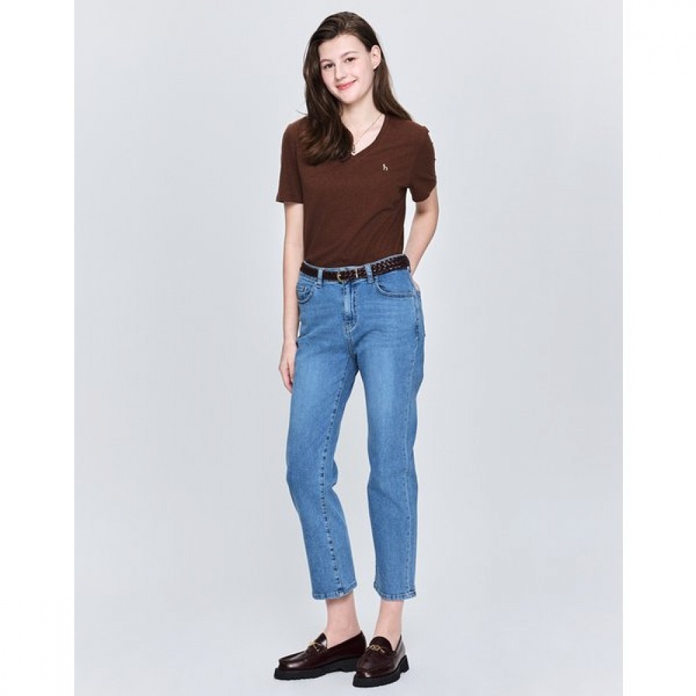 [25SS] [スリム] サマースリムフィットデニムパンツブルーHSPA5BC86B2