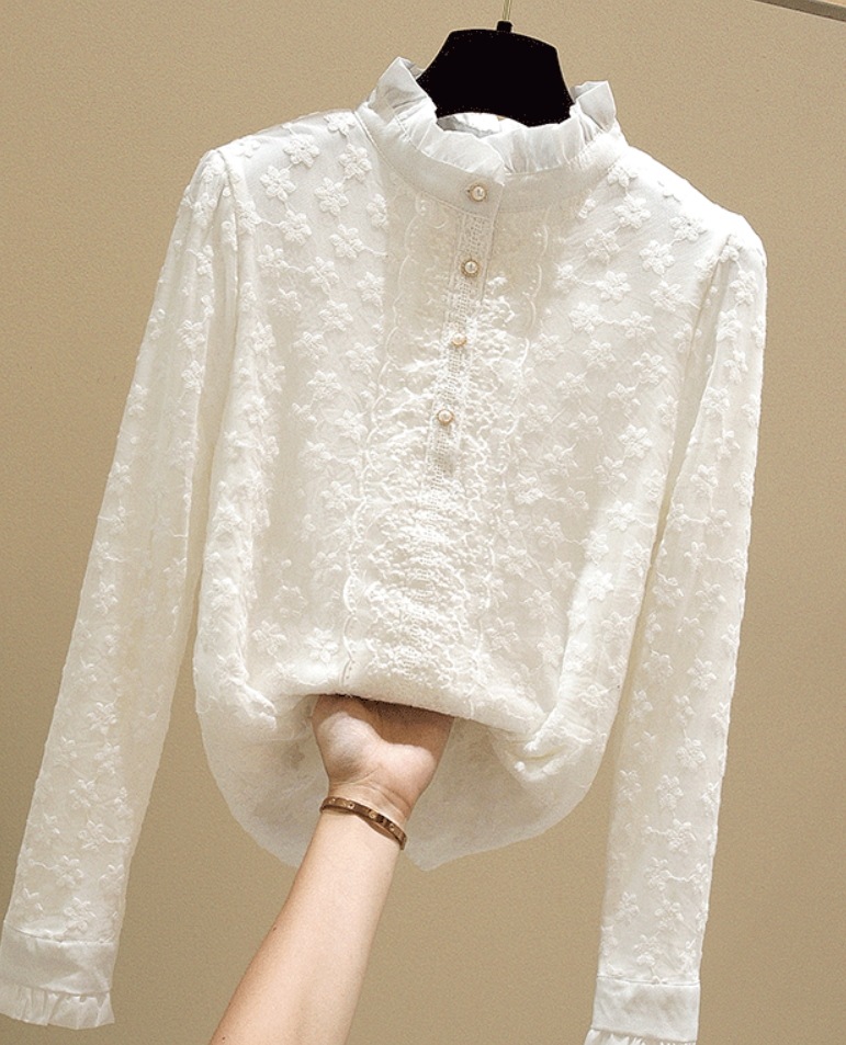 デート レース モテアイテム シャツ ブラウス 長袖 ミドルネック 透け感 シースルー 可愛い きれいめ 上品 おしゃれ かっこいい 可愛い ラブリー キュート ガーリー クール モード系 デート レース モテアイテム シャツ ブラウス 長袖 ミドルネック 透け感 シースルー 可愛い きれいめ 上品 おしゃれ かっこいい 可愛い ラブリー キュート ガーリー クール モード系