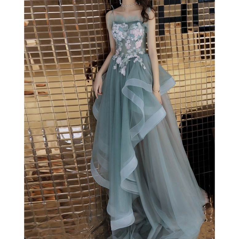 ドレス レディース 花刺繍ロングドレス カラードレス フリル マキシ ワンピース チュール レース ドレス レディース 花刺繍ロングドレス カラードレス フリル マキシ ワンピース チュール レース