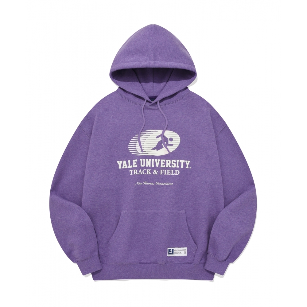 イェール大学トラックフィールドフーディーヘザーパープル イェール大学トラックフィールドフーディーヘザーパープル