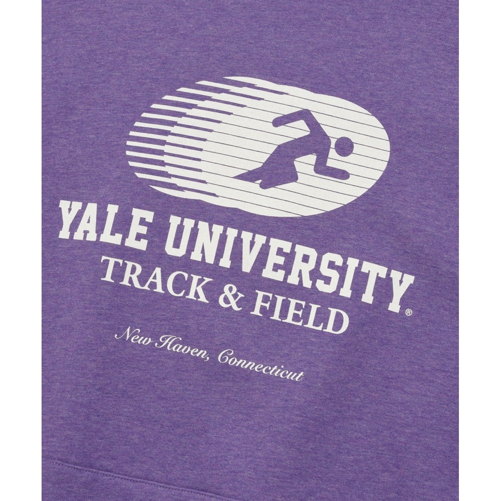 イェール大学トラックフィールドフーディーヘザーパープル イェール大学トラックフィールドフーディーヘザーパープル