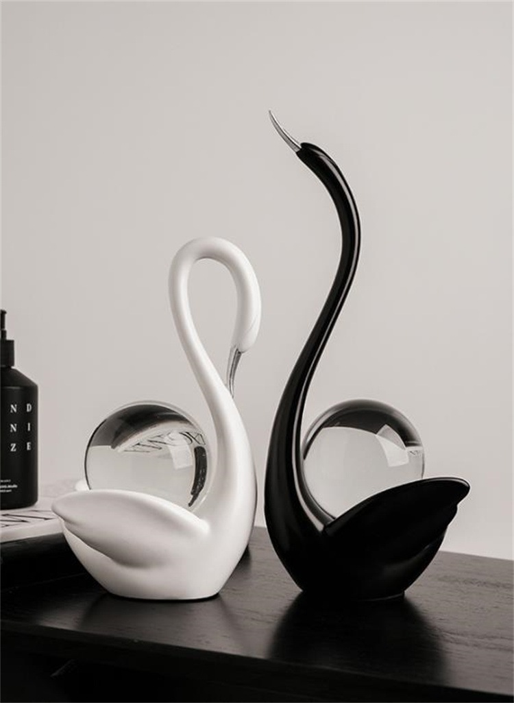 激安セール 陶器製カップルスワン 玄関 リビング飾り 北欧シンプルデザイン