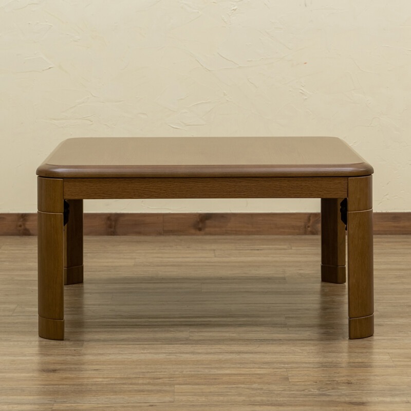 こたつテーブル こたつ コタツ 正方形 80 フラットヒーター 高さ調節 おしゃれ 折りたたみこたつ 300Wヒーター 炬燵 テーブル 机