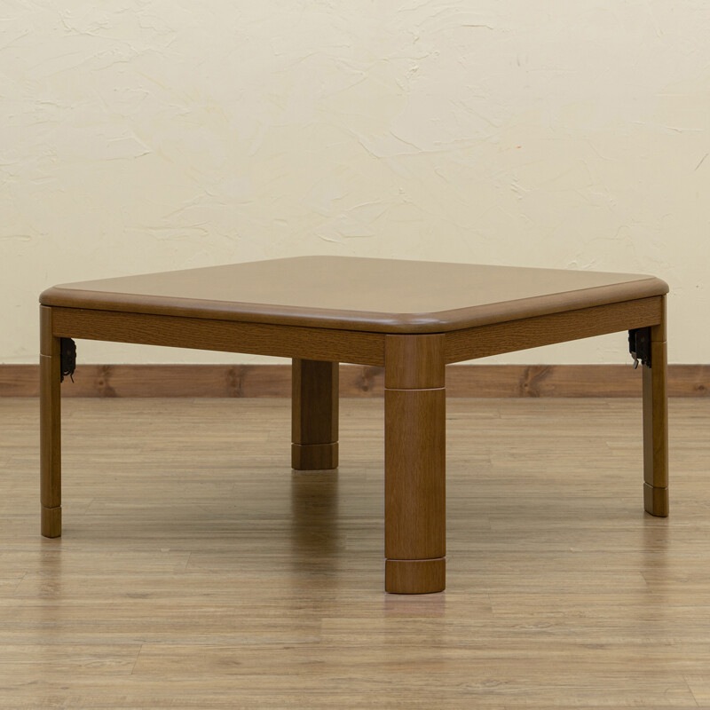 こたつテーブル こたつ コタツ 正方形 80 フラットヒーター 高さ調節 おしゃれ 折りたたみこたつ 300Wヒーター 炬燵 テーブル 机