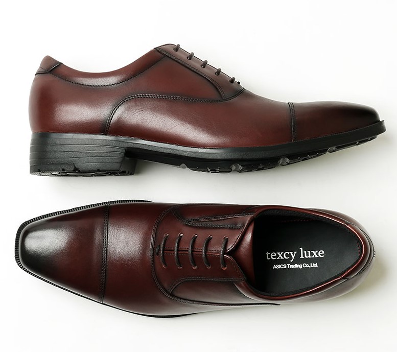テクシーリュクス TU-7010-046-25.0 ビジネスシューズ　ストレートチップ（ワイン・25.0cm） A6TU7010046250 qtech-peru.com