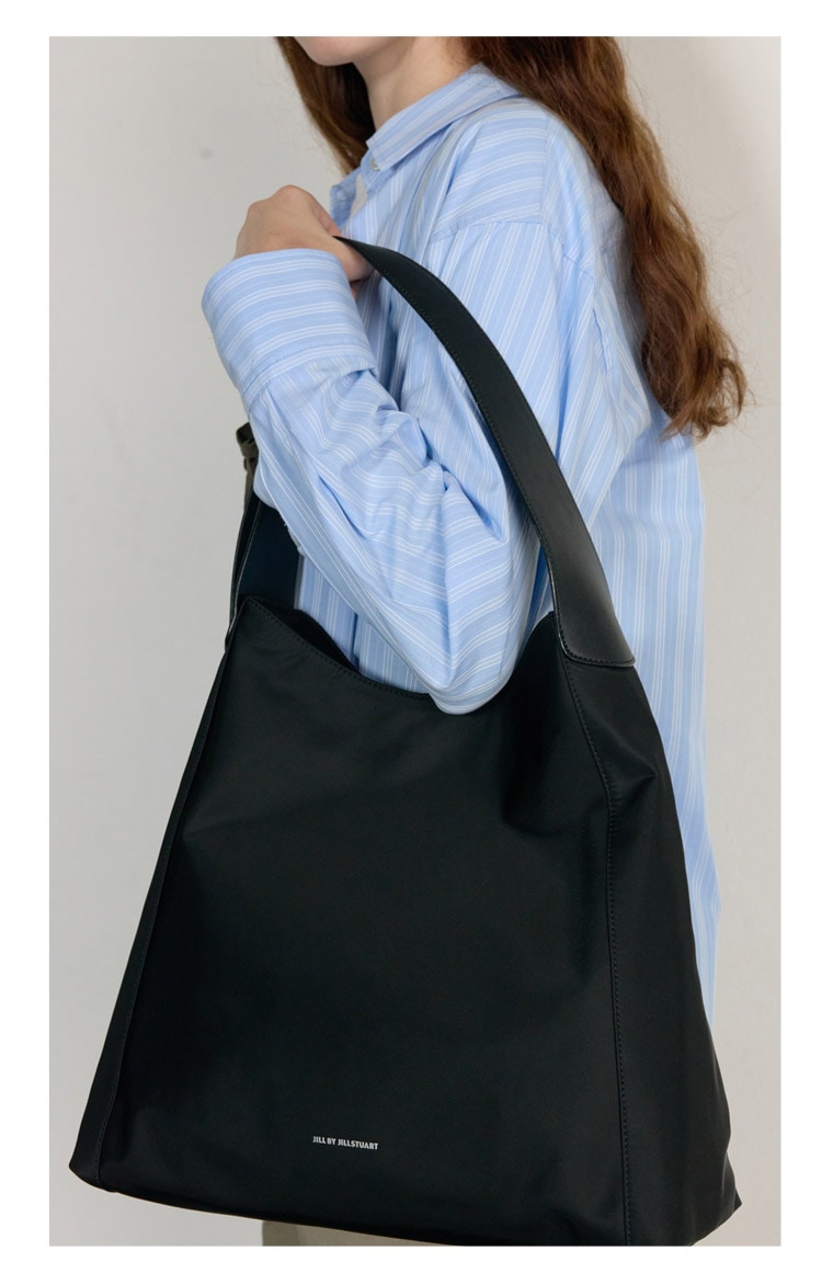 【オーブ】ブラック スラウチ ホーボーバッグ / JLBA5E500BK