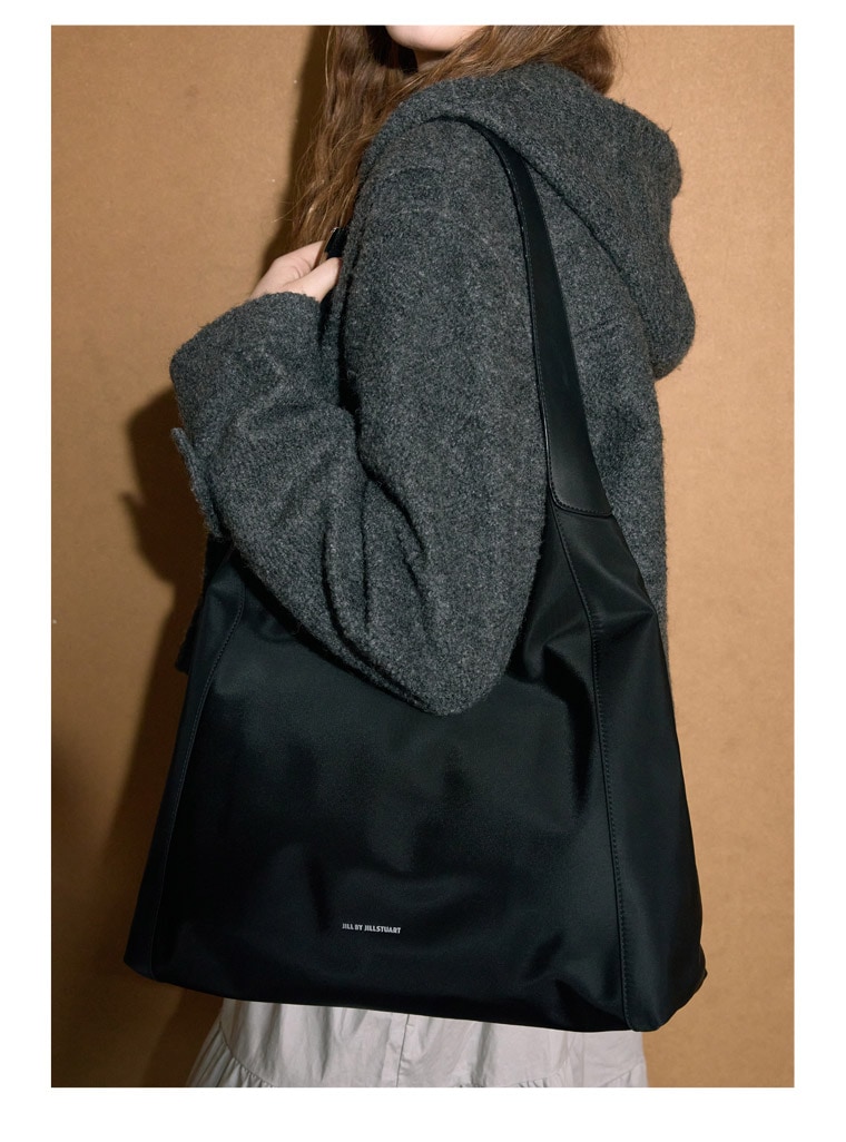 【オーブ】ブラック スラウチ ホーボーバッグ / JLBA5E500BK