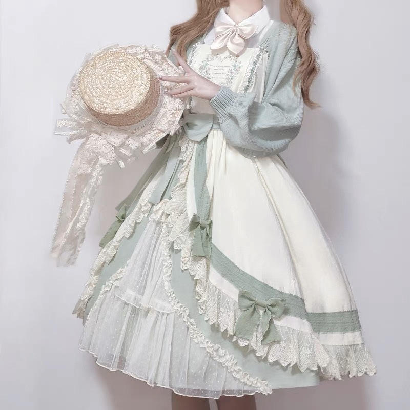 【かりん】ホワイトゴスロリドレス　Mサイズ 202308021830319482792.jpg