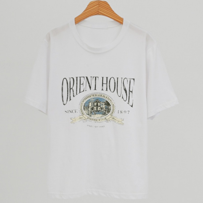 クリック＆ファニーオールディットプリントTシャツ