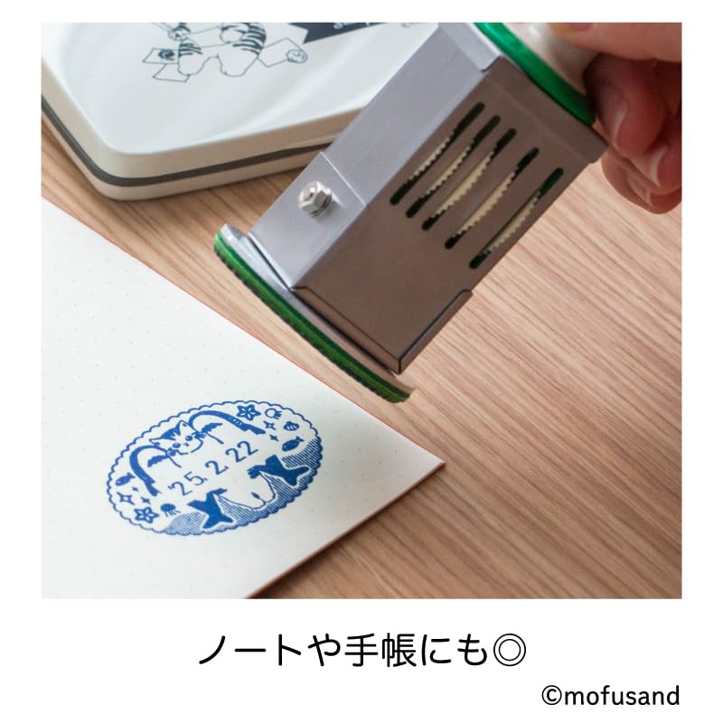 フタバ mofusand 日付印 Mサイズ ゆるにゃん M-yuru