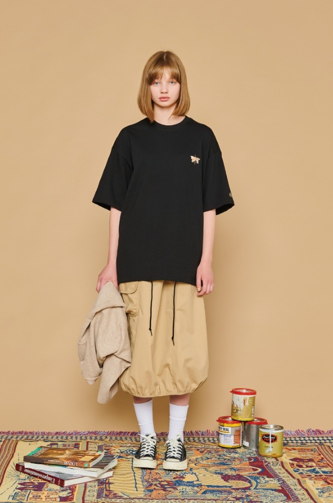 【IFYOUWANT】String Cow logo T-shirt IFYOUWANT】String Cow logo T-shirt Tシャツ・カットソー