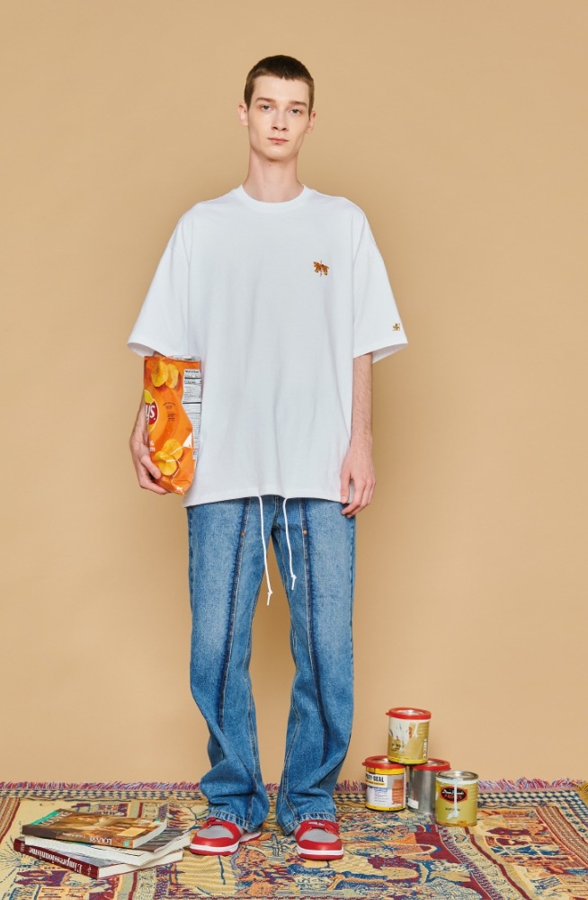 【IFYOUWANT】String Cow logo T-shirt IFYOUWANT】String Cow logo T-shirt Tシャツ・カットソー