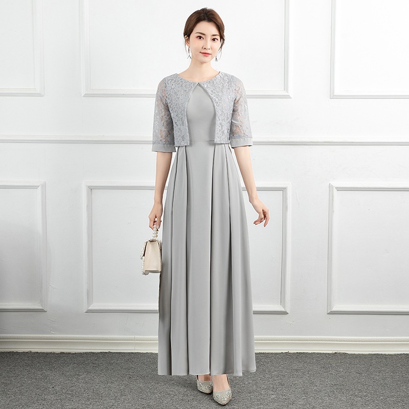 ウェディングドレス ロングドレス 司会者 上品 ドレス パーティードレス エレガント 演奏会 ピアノ 着痩せブライズメイド イブニングドレス