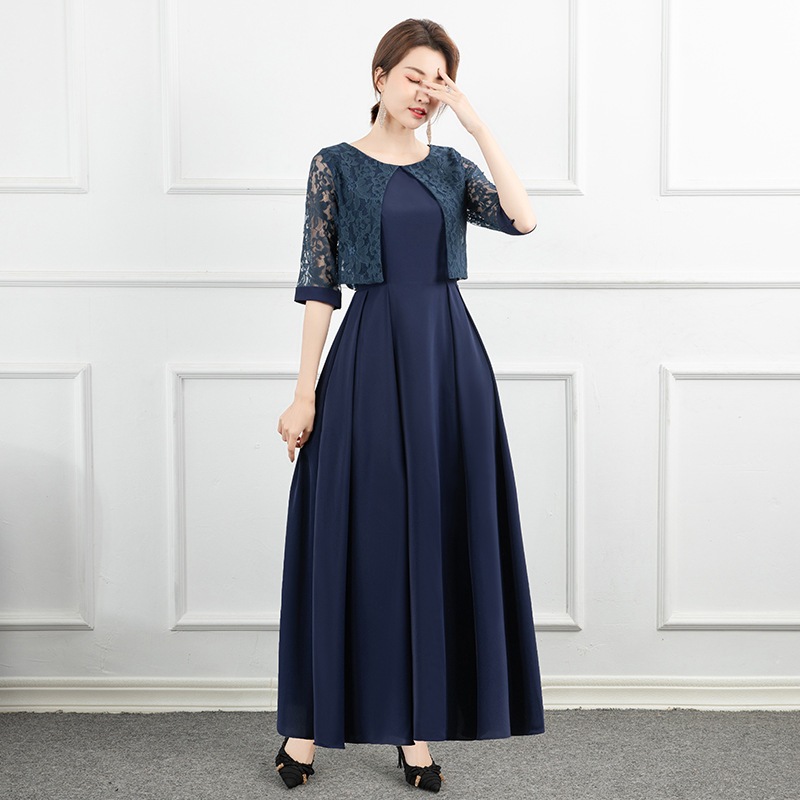 ウェディングドレス ロングドレス 司会者 上品 ドレス パーティードレス エレガント 演奏会 ピアノ 着痩せブライズメイド イブニングドレス