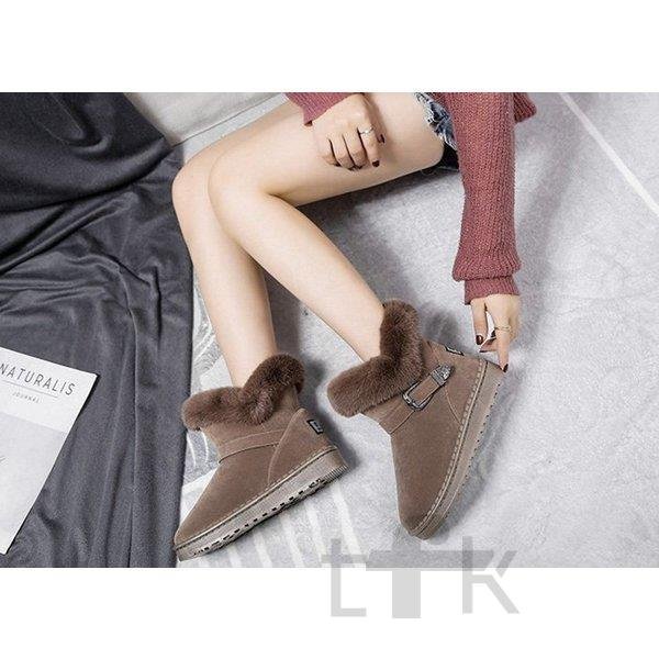 ムートンブーツ レディース ショート丈 ムートンブーツ インヒール 裏ボア 裏起毛 靴 ブーツ カ