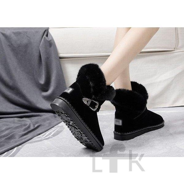 ムートンブーツ レディース ショート丈 ムートンブーツ インヒール 裏ボア 裏起毛 靴 ブーツ カ