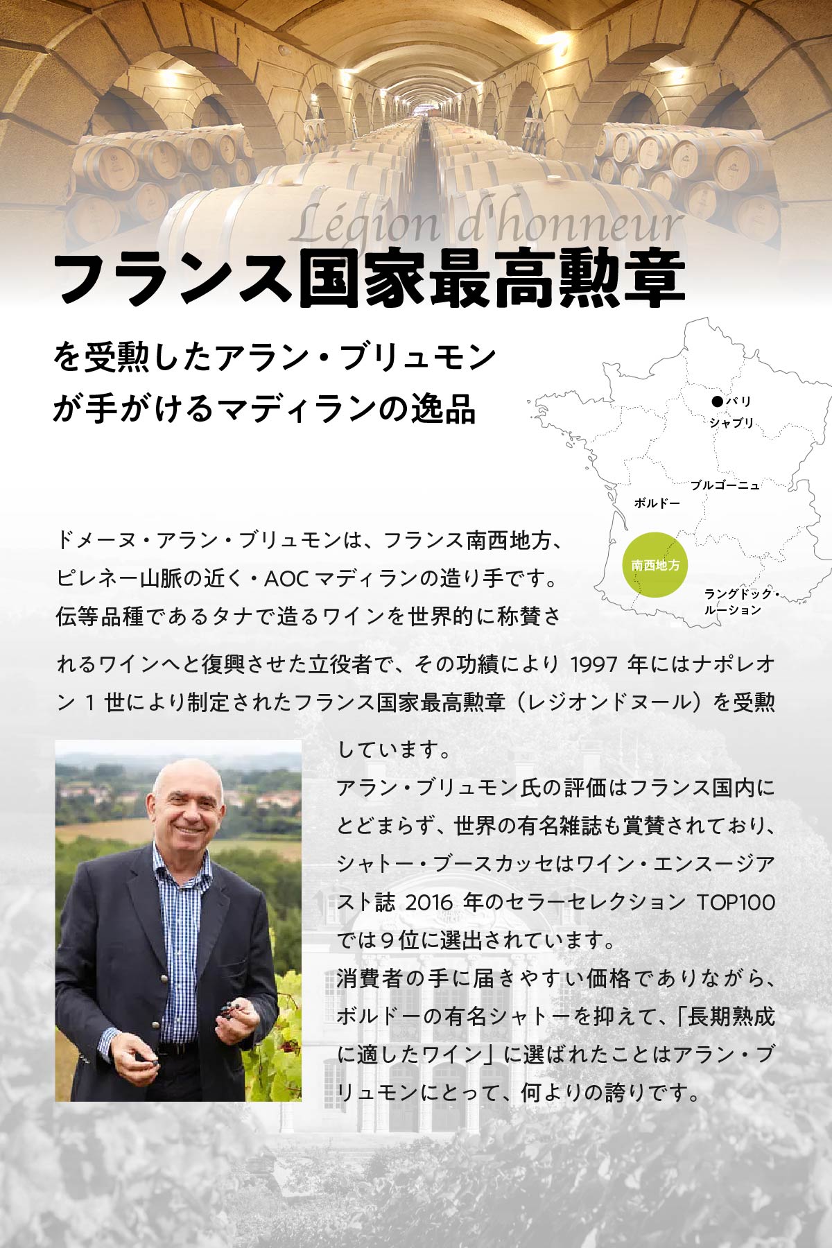 ドメーヌ・アラン・ブリュモン ガスコーニュ ブラン×12本セット 辛口 白 ワイン ドメーヌ・アラン・ブリュモン ガスコーニュ ブラン×12本セット 辛口 白 ワイン