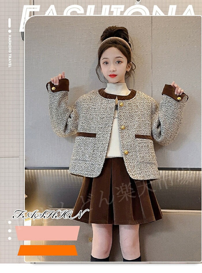 「」入学式 スーツ 女の子 2点セット 卒業式 スーツ 女の子 卒園式 スーツ 女の子 入学式 スーツ 韓国こども服 女の子 セットアップ 子供服 スーツ 女の子 七五三 スカート 女の子 入園式 ス