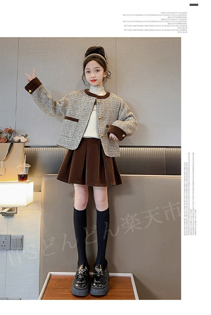 「」入学式 スーツ 女の子 2点セット 卒業式 スーツ 女の子 卒園式 スーツ 女の子 入学式 スーツ 韓国こども服 女の子 セットアップ 子供服 スーツ 女の子 七五三 スカート 女の子 入園式 ス