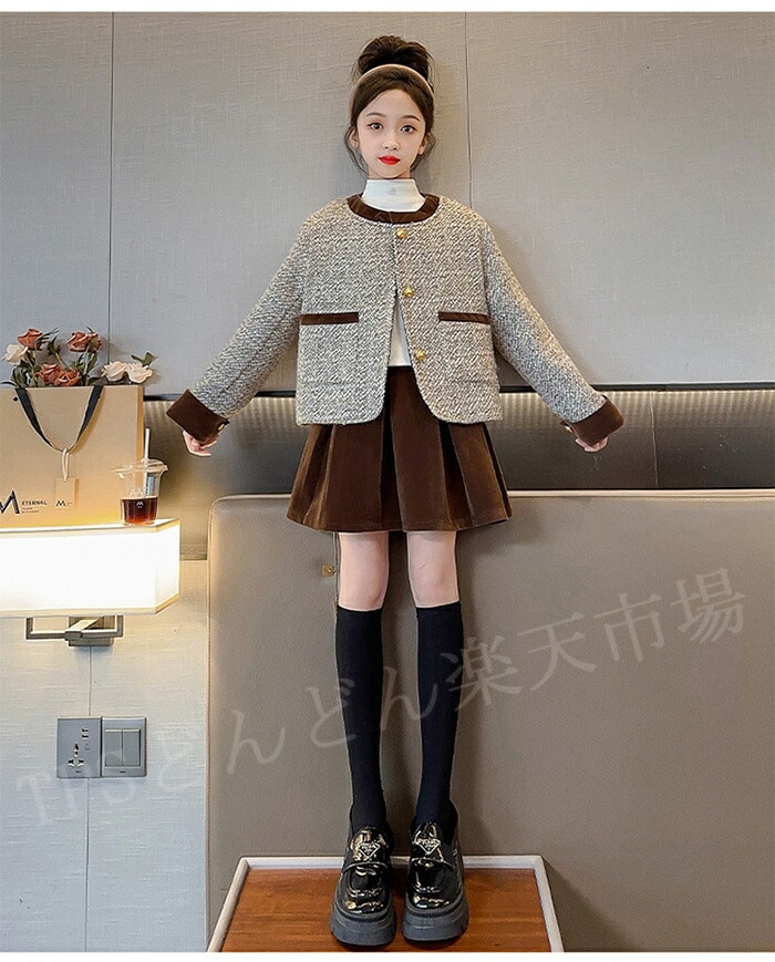 「」入学式 スーツ 女の子 2点セット 卒業式 スーツ 女の子 卒園式 スーツ 女の子 入学式 スーツ 韓国こども服 女の子 セットアップ 子供服 スーツ 女の子 七五三 スカート 女の子 入園式 ス