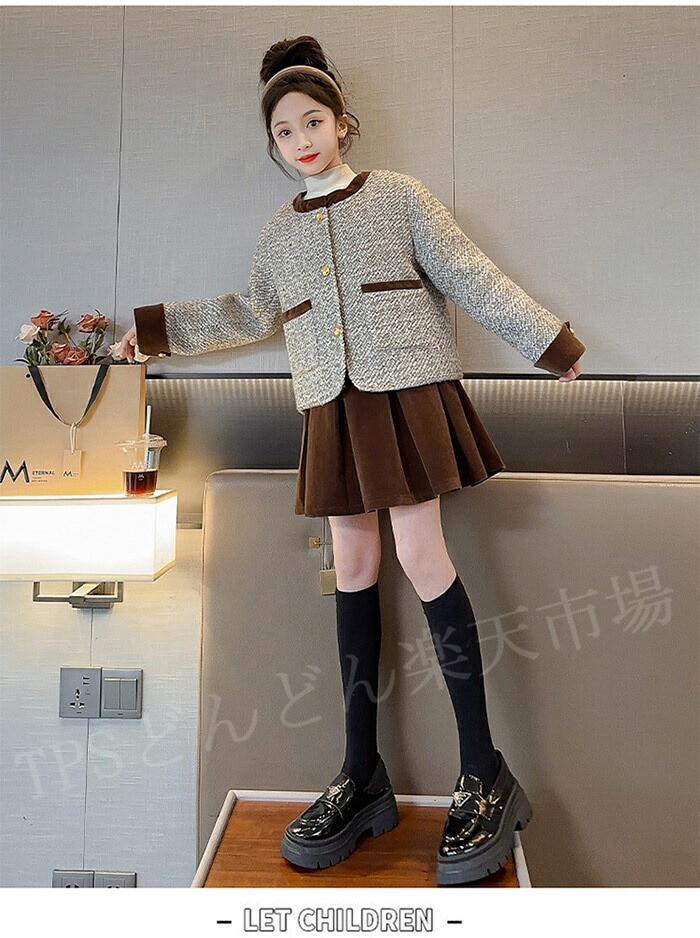 「」入学式 スーツ 女の子 2点セット 卒業式 スーツ 女の子 卒園式 スーツ 女の子 入学式 スーツ 韓国こども服 女の子 セットアップ 子供服 スーツ 女の子 七五三 スカート 女の子 入園式 ス