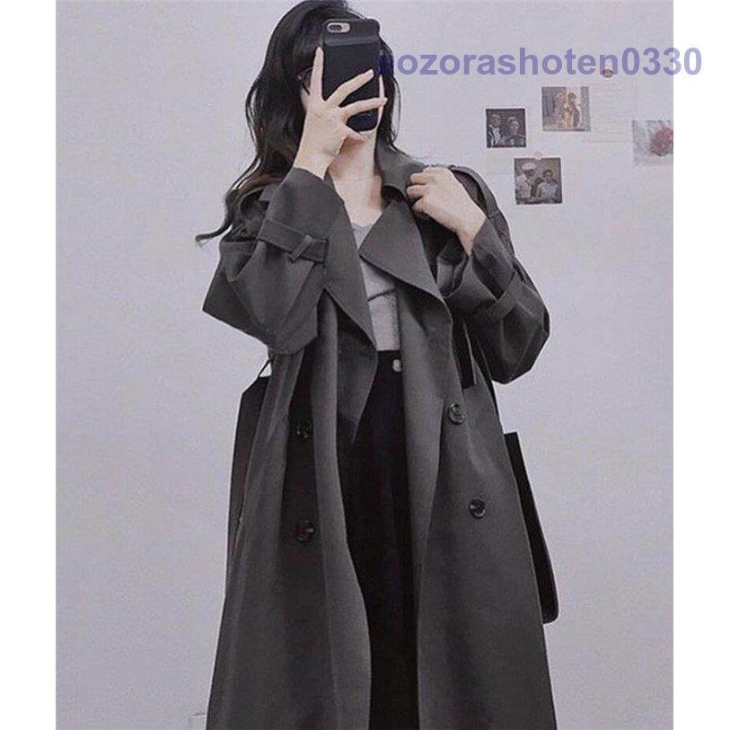 トレンチコート レディース スプリングコート ロング丈 アウター チェスター 秋 春 コート シンプ トレンチコート レディース スプリングコート ロング丈 アウター チェスター 秋 春 コート シンプ