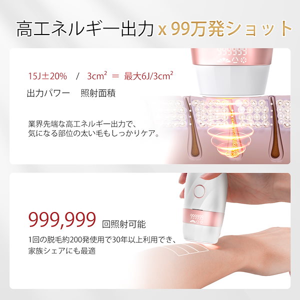 Qoo10] MAXGROOM 脱毛器 冷却機能 ipl 脱毛 vio