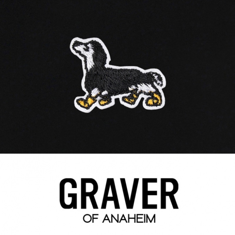 GRAVERイエローブーツパフィー刺繍マントゥーマンクリーム GRAVERイエローブーツパフィー刺繍マントゥーマンクリーム