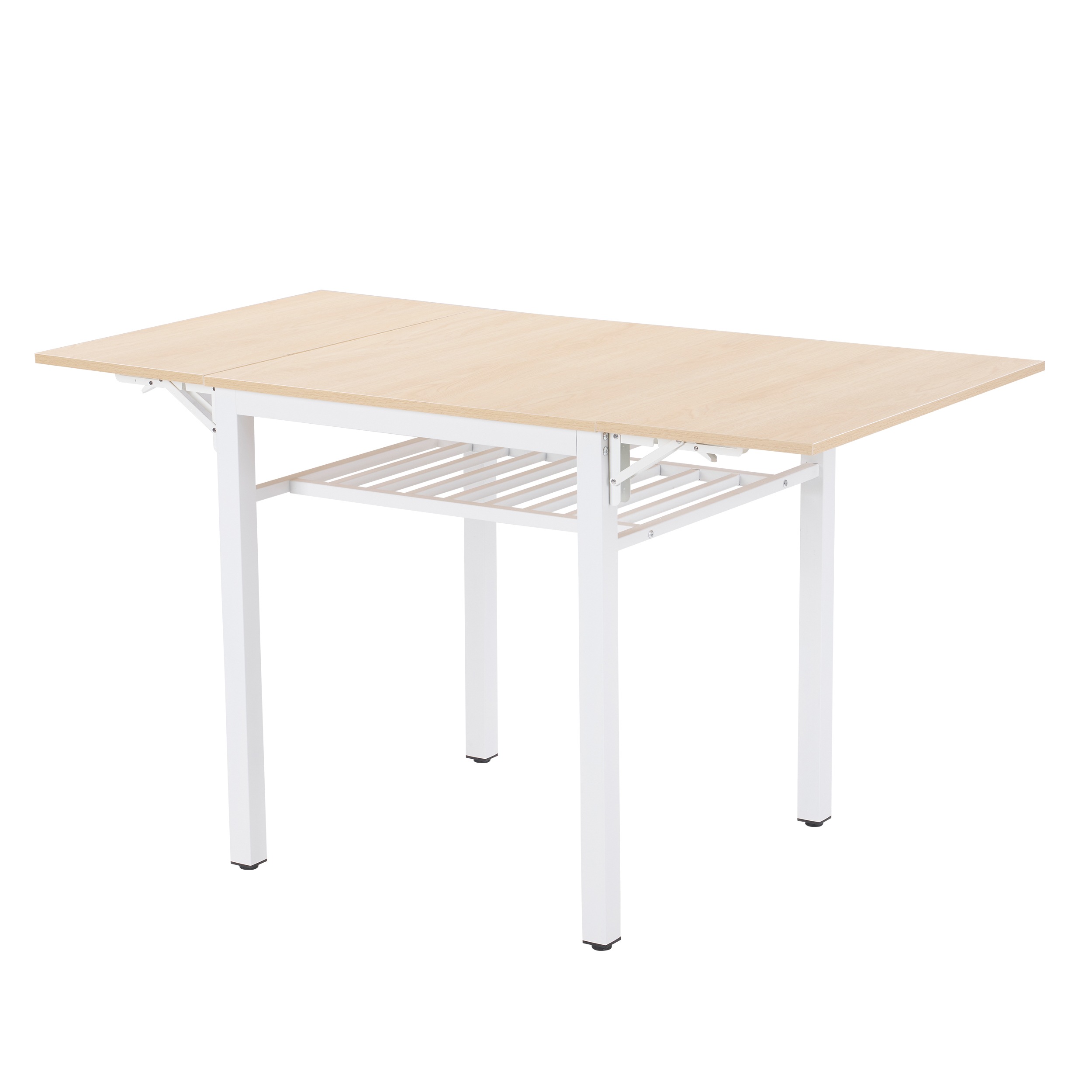 【現地発送.送.料.無.料！】【ナチュラル】ダイニングセット 3点 ダイニング3点セット 2人掛け 無垢材 ダイニングテーブルセット ダイニングチェア 折りたたみテーブル 伸縮ウッドダイニング レトロ