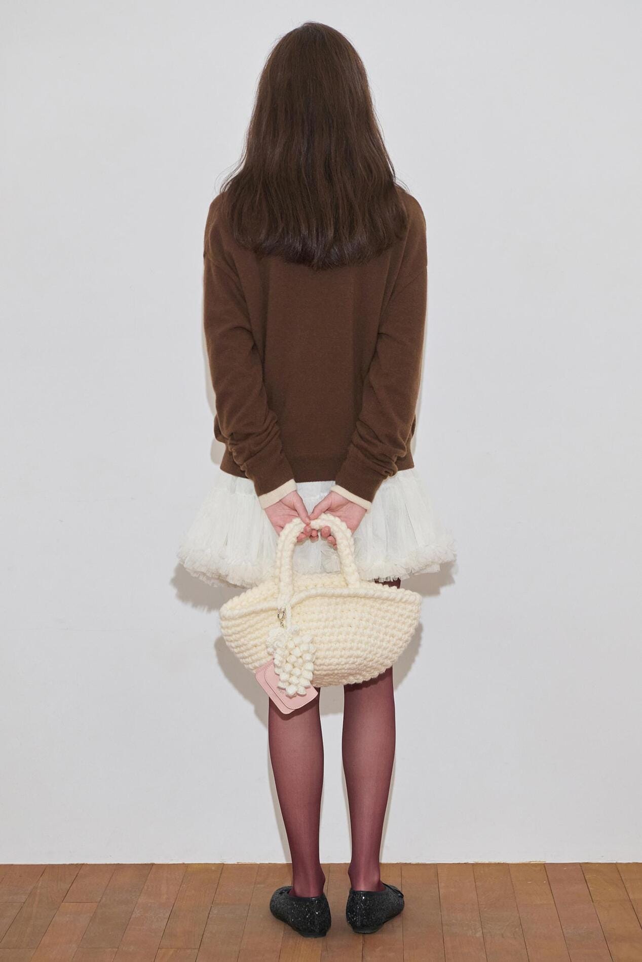 SINOON】 TUTE SKIRT : CREAM
