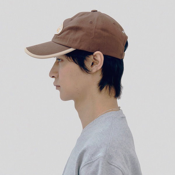 Amazon.co.jp: emis NEW LOGO CAP ベージュ カーキ キャップ