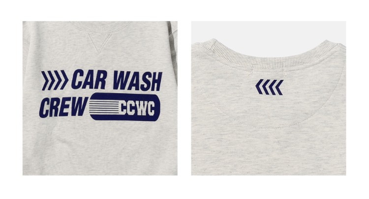 [Crazy Car Wash Crew] OBLIQUE SWEATSHIRTS