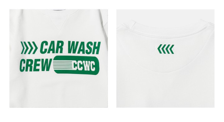[Crazy Car Wash Crew] OBLIQUE SWEATSHIRTS