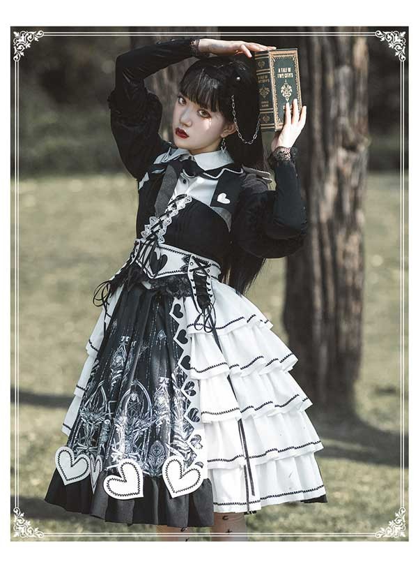 ロリータ 黒ロリ ワンピース Aライン Lolita メイド 女の子 コスプレ ミモレ丈 レディース コスチューム 衣装 かわいい 可愛い フリル 仮装 イベント ゆめかわいい 女の子 ガールズ リ ロリータ 黒ロリ ワンピース Aライン Lolita メイド 女の子 コスプレ ミモレ丈 レディース コスチューム 衣装 かわいい 可愛い フリル 仮装 イベント ゆめかわいい 女の子 ガールズ リ